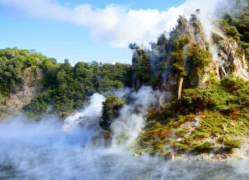Waimangu Valley with Steam