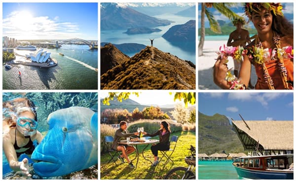 21 Day Australia New Zealand Bora Bora Combination Holiday