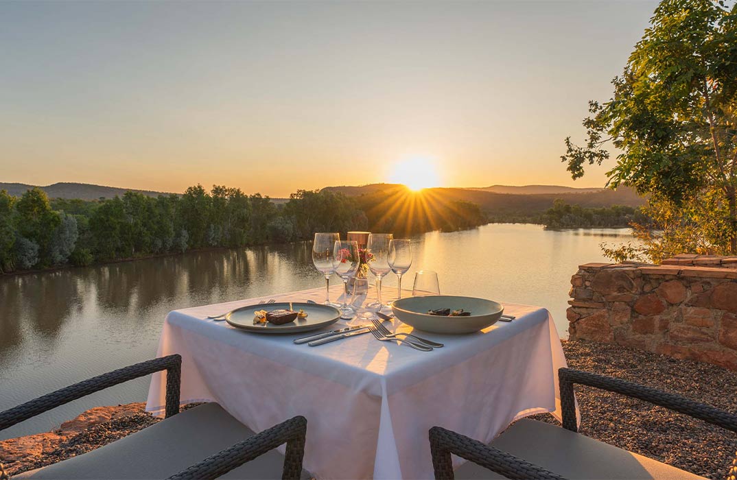 El Questro homestead dining