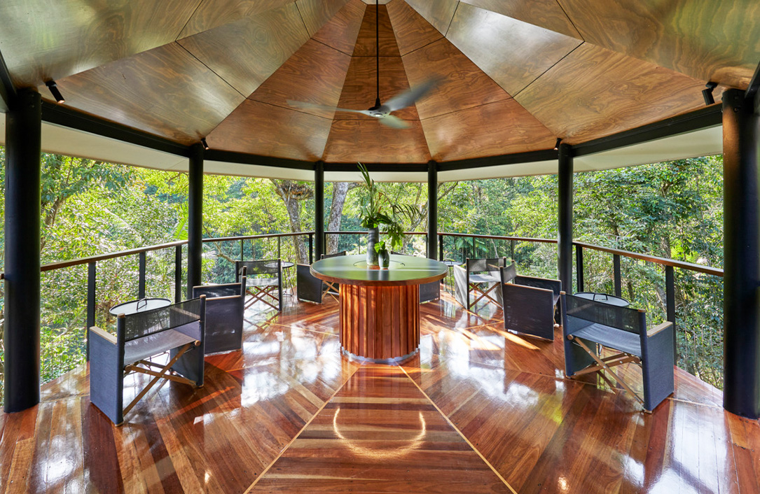 Silky Oaks Treetop lounge
