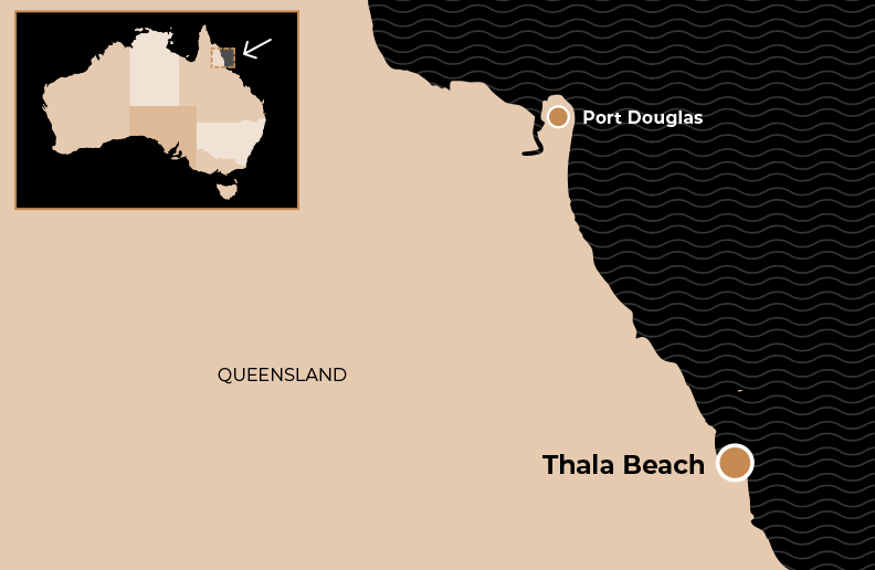 Location Map - Thala Beach Nature Reserve