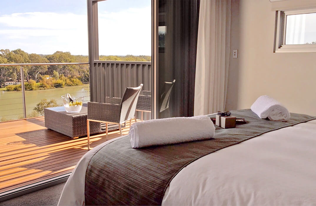 The Frames setting on the Murray River