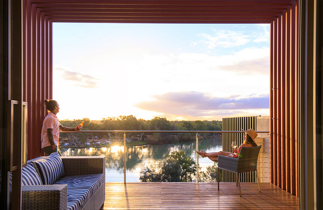 The Frames setting on the Murray River