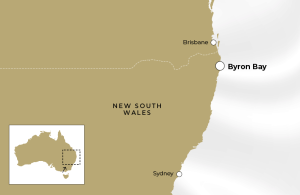 Map of Byron Bay