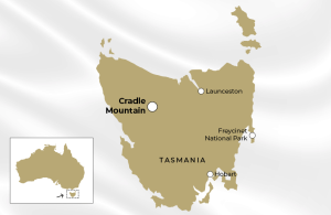 Map Showing Cradle Mountain