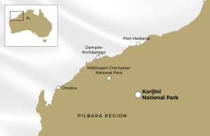 Map of Karijini NP