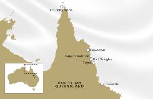 Map of Tropical North Queensland