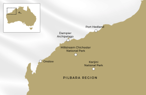 Map of Pilbara