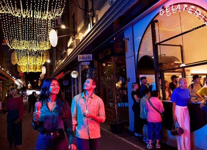Gelatos and Melbourne Laneways