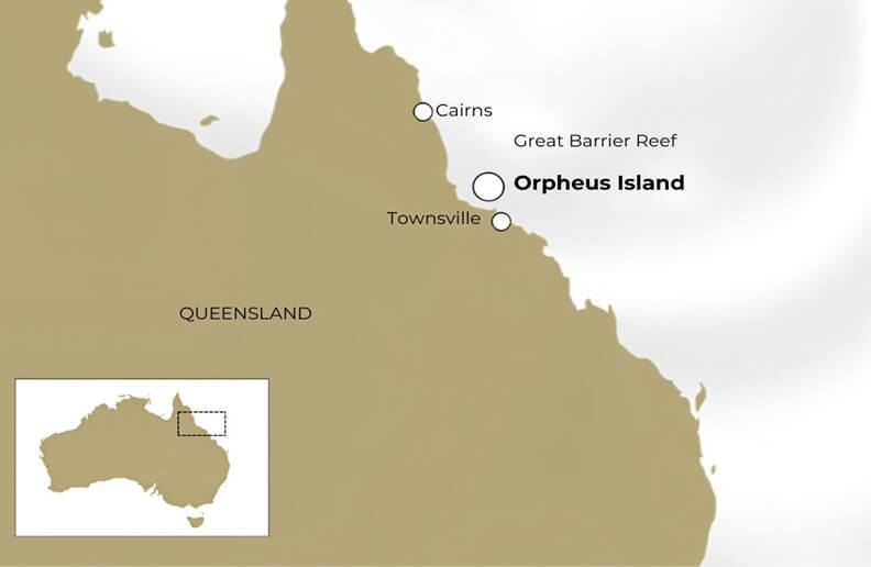 Orpheus Island Location Map