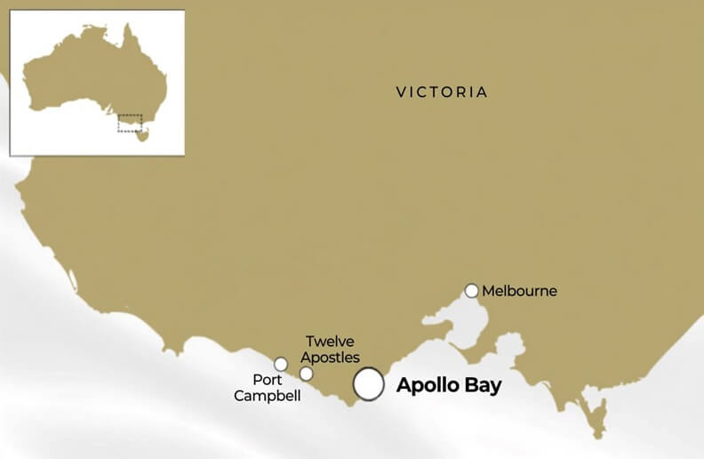 Apollo Bay Location Map